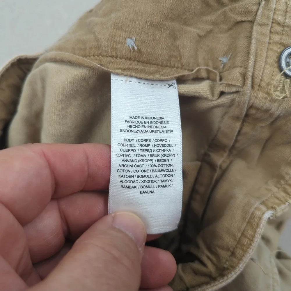 Polo Ralph Lauren Pants Mens 32x30 Khaki Belted Casual Preppy Outdoor‎